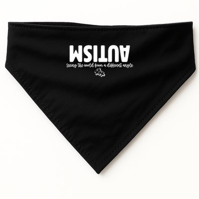 Autism Seeing The World From A Different Angle USA-Made Doggie Bandana