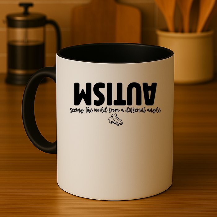 Autism Seeing The World From A Different Angle Mug