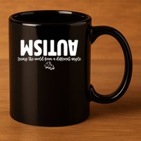 Autism Seeing The World From A Different Angle 11oz C Handle Ceramic Mug