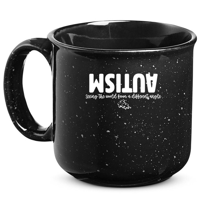 Autism Seeing The World From A Different Angle 15oz Campfire Ceramic Mug