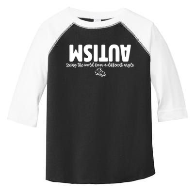 Autism Seeing The World From A Different Angle Toddler Fine Jersey T-Shirt