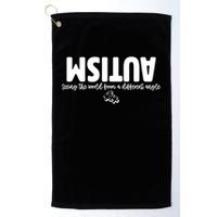 Autism Seeing The World From A Different Angle Golf Towel