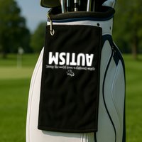 Autism Seeing The World From A Different Angle Golf Towel