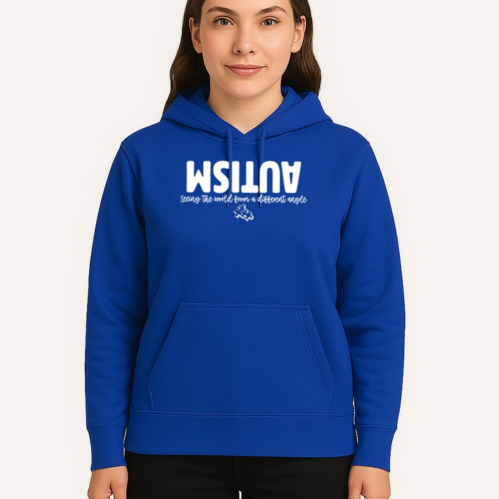 Autism Seeing The World From A Different Angle Hoodie