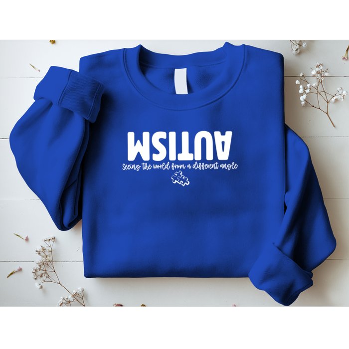 Autism Seeing The World From A Different Angle Sweatshirt