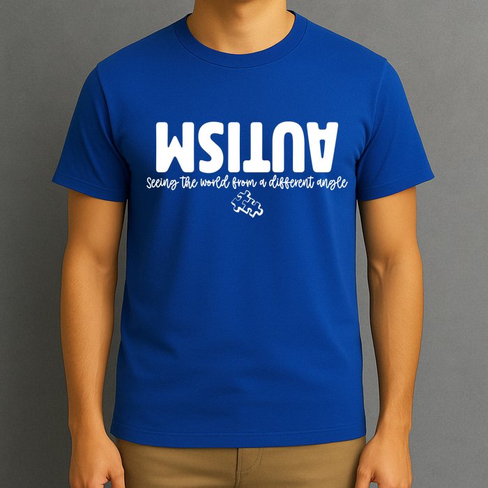Autism Seeing The World From A Different Angle T-Shirt