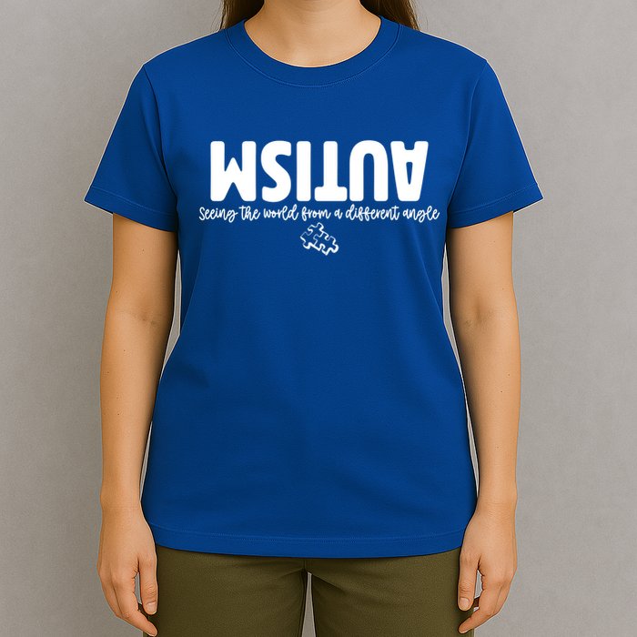 Autism Seeing The World From A Different Angle T-Shirt