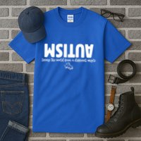 Autism Seeing The World From A Different Angle Tall T-Shirt