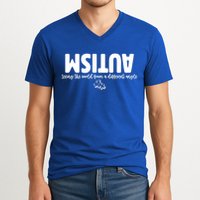 Autism Seeing The World From A Different Angle V-Neck T-Shirt