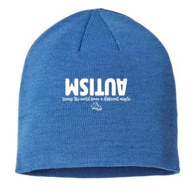Autism Seeing The World From A Different Angle Sustainable Beanie