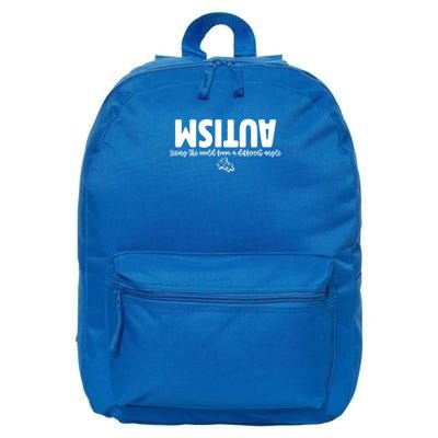 Autism Seeing The World From A Different Angle 16 in Basic Backpack