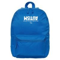 Autism Seeing The World From A Different Angle 16 in Basic Backpack