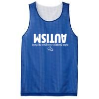 Autism Seeing The World From A Different Angle Mesh Reversible Basketball Jersey Tank