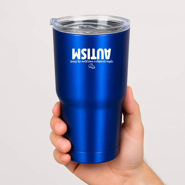 Autism Seeing The World From A Different Angle Tumbler