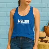 Autism Seeing The World From A Different Angle Womens Tank Top