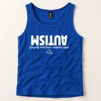 Autism Seeing The World From A Different Angle Tank Top