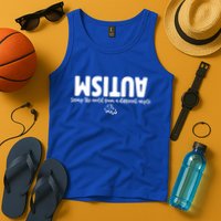 Autism Seeing The World From A Different Angle Tank Top