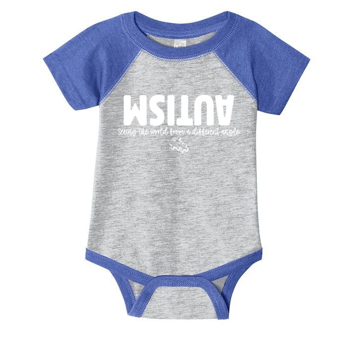 Autism Seeing The World From A Different Angle Infant Baby Jersey Bodysuit