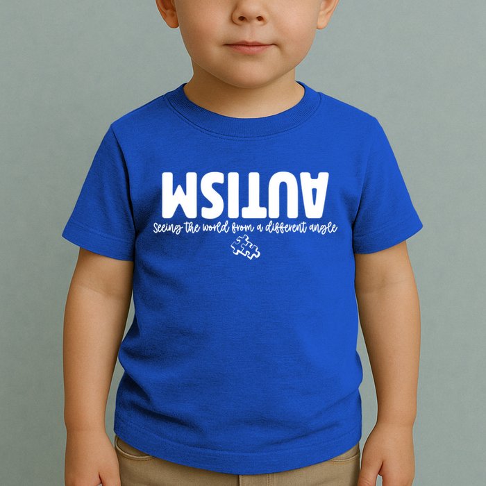 Autism Seeing The World From A Different Angle Toddler T-Shirt