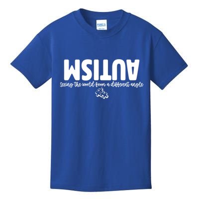 Autism Seeing The World From A Different Angle Kids T-Shirt