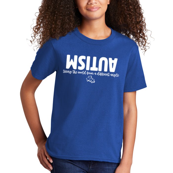 Autism Seeing The World From A Different Angle Kids T-Shirt