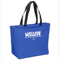 Autism Seeing The World From A Different Angle Zip Tote Bag