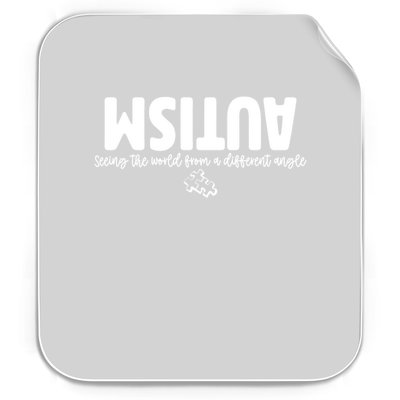 Autism Seeing The World From A Different Angle Permanent Decal Sticker