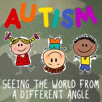Autism Seeing The World From A Different Angle Cartoon Legacy Tie Dye Trucker Hat