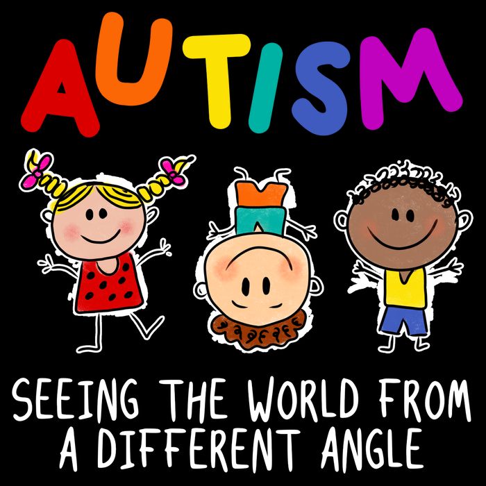 Autism Seeing The World From A Different Angle Cartoon Impact Tech Backpack