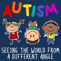 Autism Seeing The World From A Different Angle Cartoon Infant Baby Jersey Bodysuit