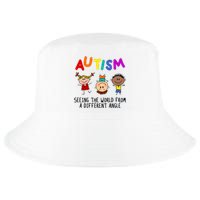 Autism Seeing The World From A Different Angle Cartoon Cool Comfort Performance Bucket Hat