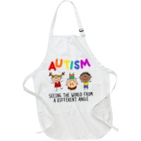 Autism Seeing The World From A Different Angle Cartoon Apron