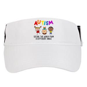 Autism Seeing The World From A Different Angle Cartoon Adult Drive Performance Visor