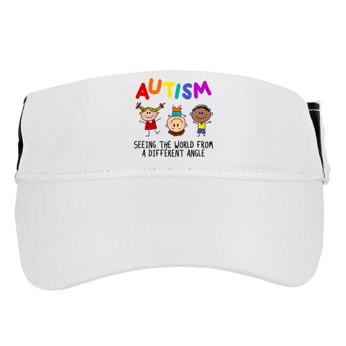 Autism Seeing The World From A Different Angle Cartoon Adult Drive Performance Visor