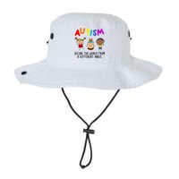 Autism Seeing The World From A Different Angle Cartoon Bucket Hat
