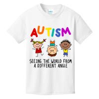 Autism Seeing The World From A Different Angle Cartoon Kids T-Shirt