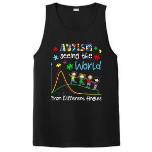 Autism Seeing The World From Different Angles Funny Gift PosiCharge Competitor Tank