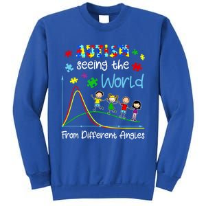 Autism Seeing The World From Different Angles Funny Gift Sweatshirt