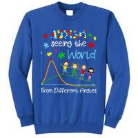 Autism Seeing The World From Different Angles Funny Gift Sweatshirt