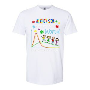 Autism Seeing The World From Different Angles Funny Gift Softstyle CVC T-Shirt