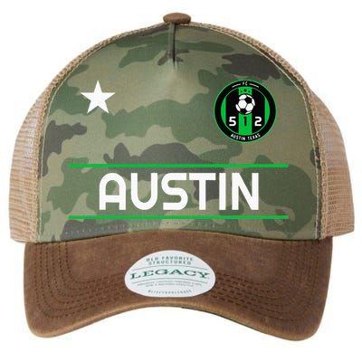 Austin Soccer Team Jersey Mini 512 Badge Legacy Tie Dye Trucker Hat