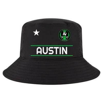 Austin Soccer Team Jersey Mini 512 Badge Cool Comfort Performance Bucket Hat