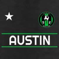 Austin Soccer Team Jersey Mini 512 Badge 7 Panel Mesh Trucker Snapback Hat