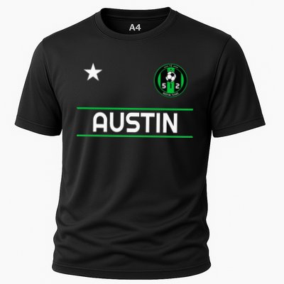 Austin Soccer Team Jersey Mini 512 Badge Performance Shirt
