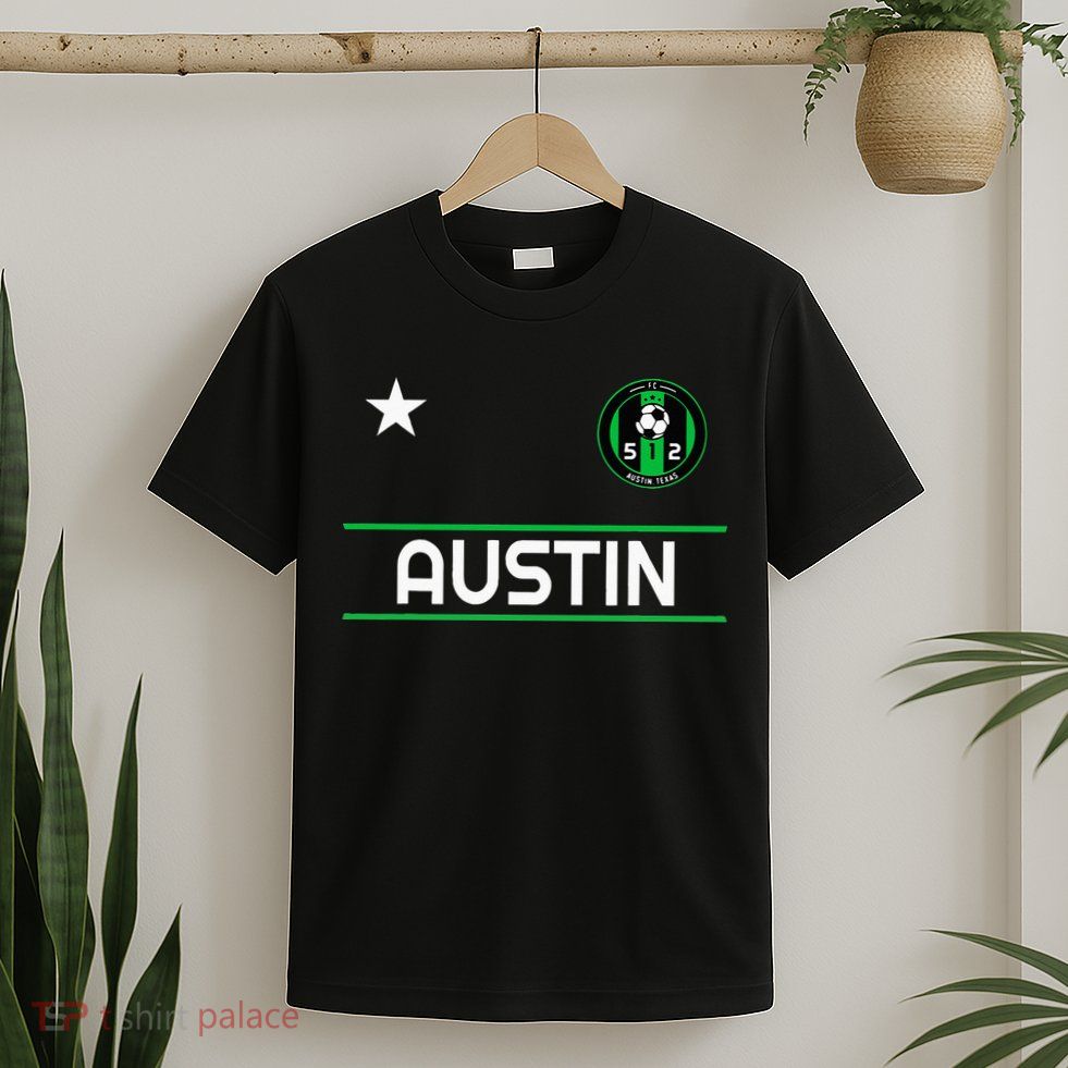 Austin Soccer Team Jersey Mini 512 Badge T-Shirt