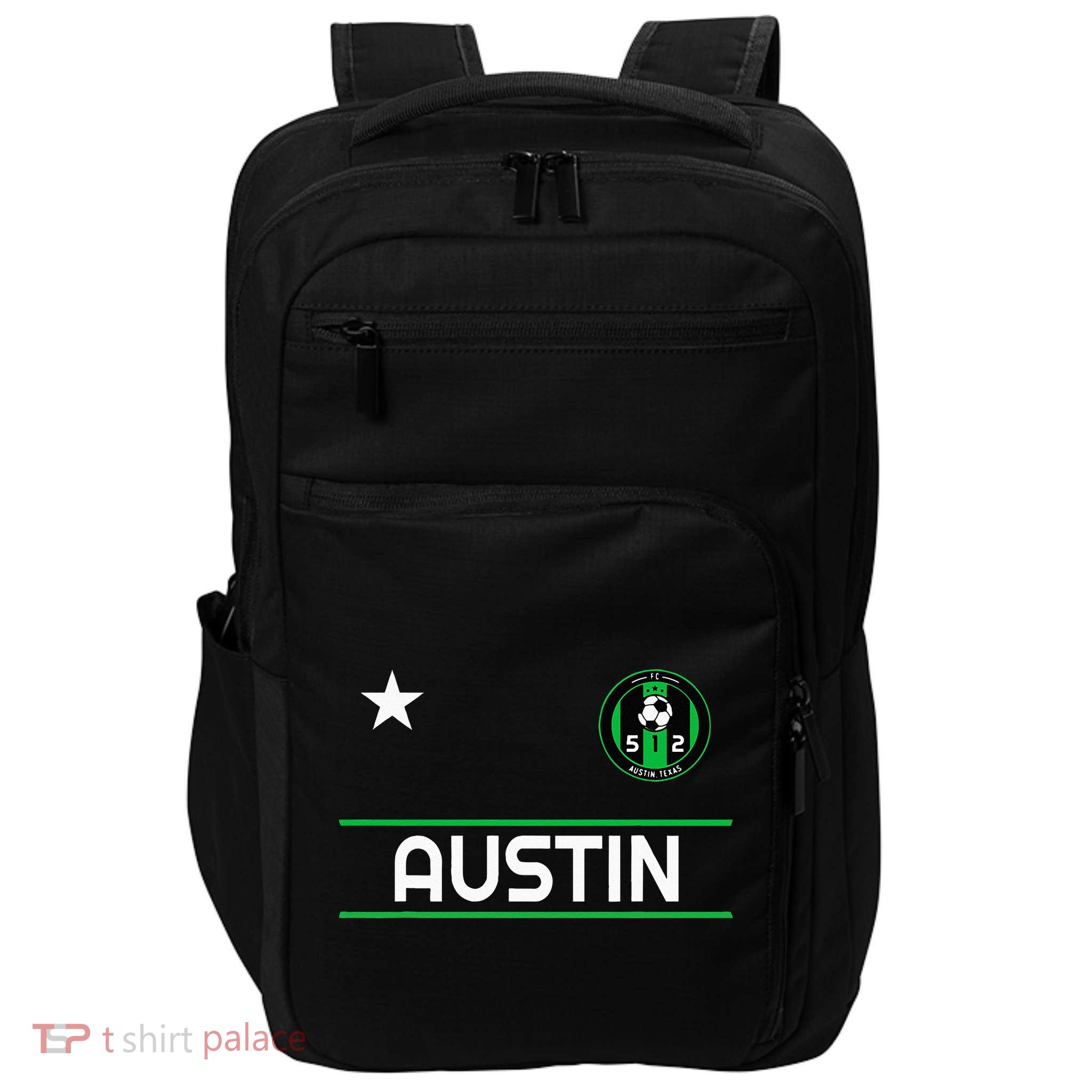 Austin Soccer Team Jersey Mini 512 Badge Impact Tech Backpack