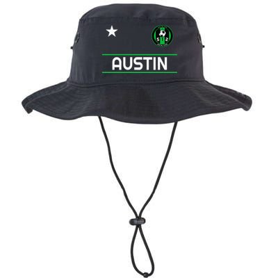 Austin Soccer Team Jersey Mini 512 Badge Bucket Hat