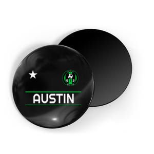 Austin Soccer Team Jersey Mini 512 Badge Magnet