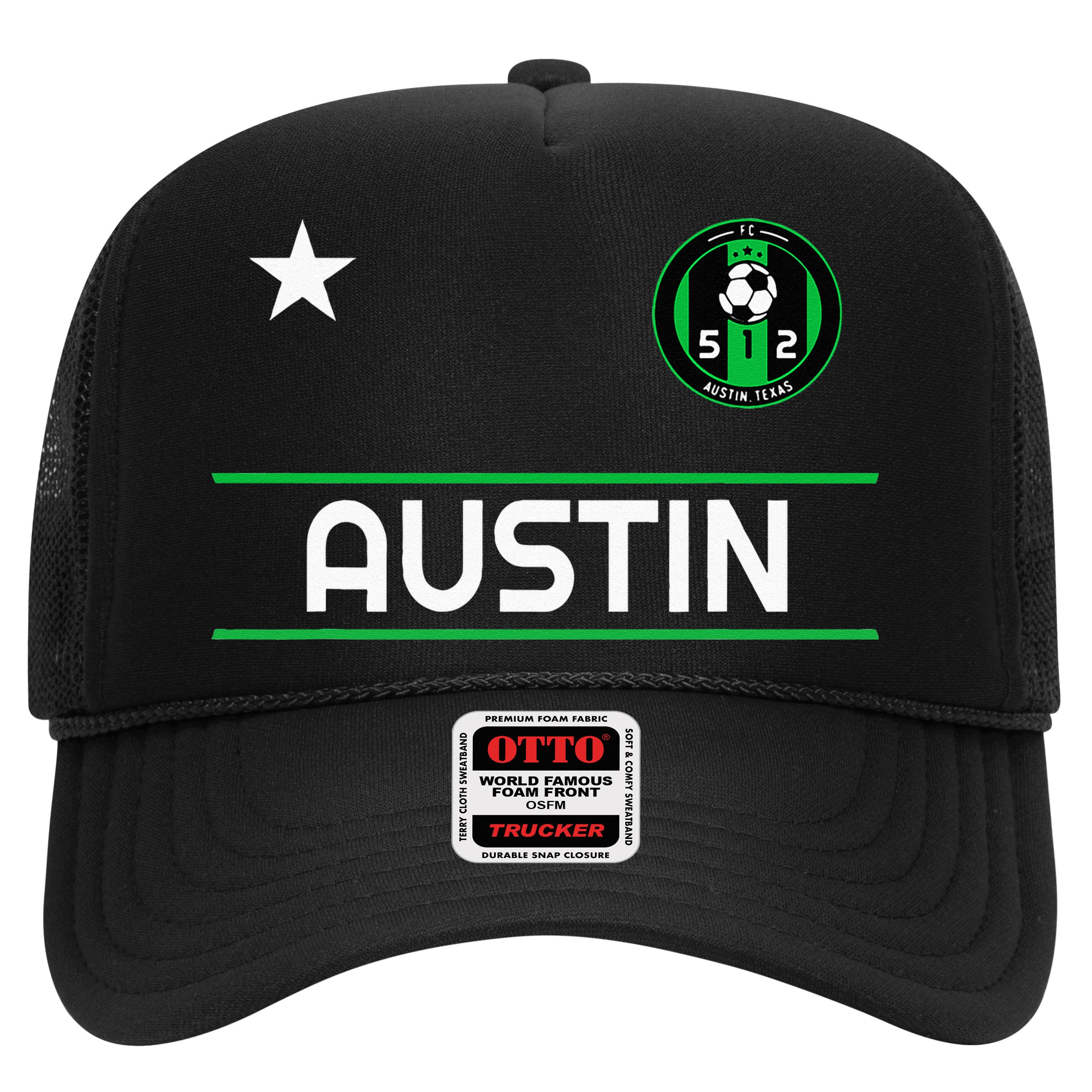 Austin Soccer Team Jersey Mini 512 Badge Hat