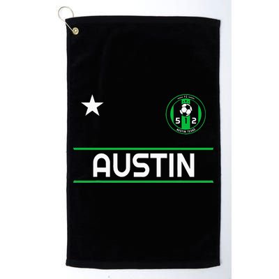 Austin Soccer Team Jersey Mini 512 Badge Golf Towel